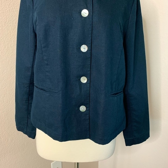 Orvis Linen Cotton Blazer Size 8 - Picture 5 of 8